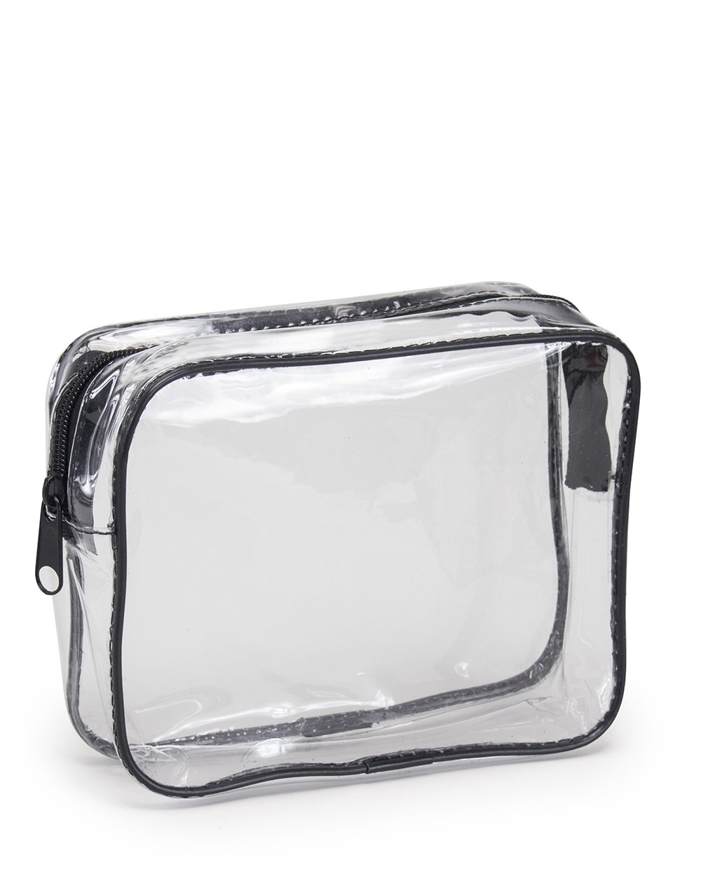 Clear Vinyl Travel Size Makeup Bag