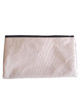 300 ct Rectangular Jute / Canvas Pouch with Zipper Closure - By Case