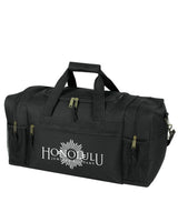 durable duffel bag with logo