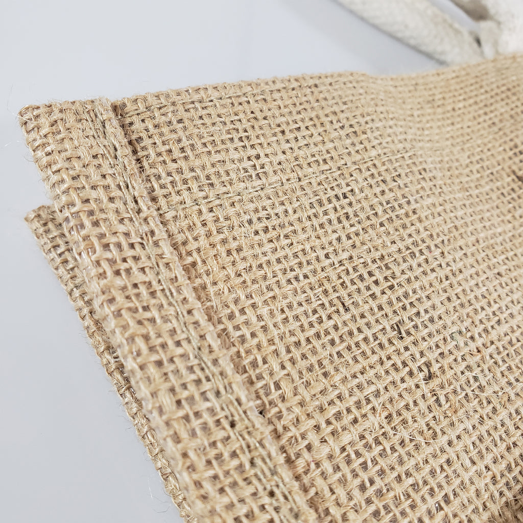 Jute Tote Bag with Zipper 29x30 cm