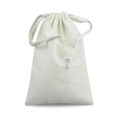 Cotton Drawstring Pouches Drawstring Favor Bags (Pack of 12)