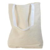 100% Cotton Canvas Tote Bags with Color Handles - TG244