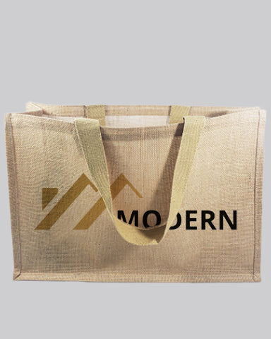 Extra Large Jute Tote Bags Customized - Personalized Extra Large Jute Bags With Your Logo - TJ879