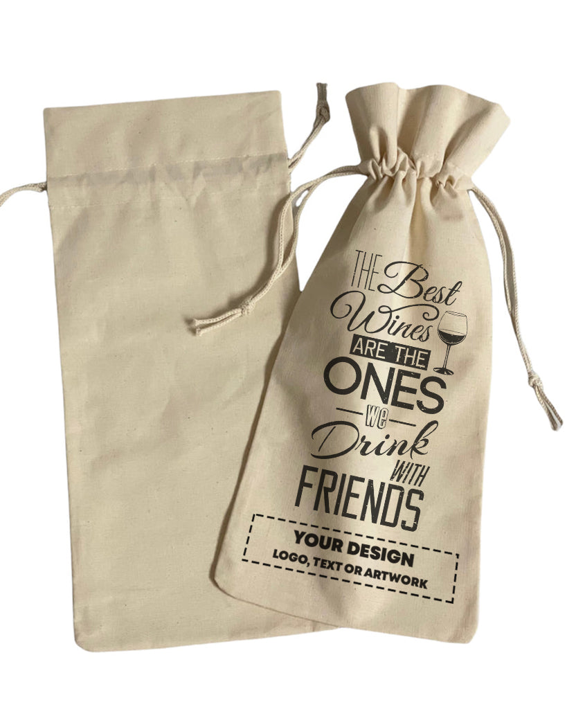 The Best Wines Are The Ones We Drink With Friends - Winery Tote Bags