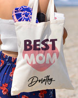 Best Mom Customizable Tote Bag - Mother's Tote Bags