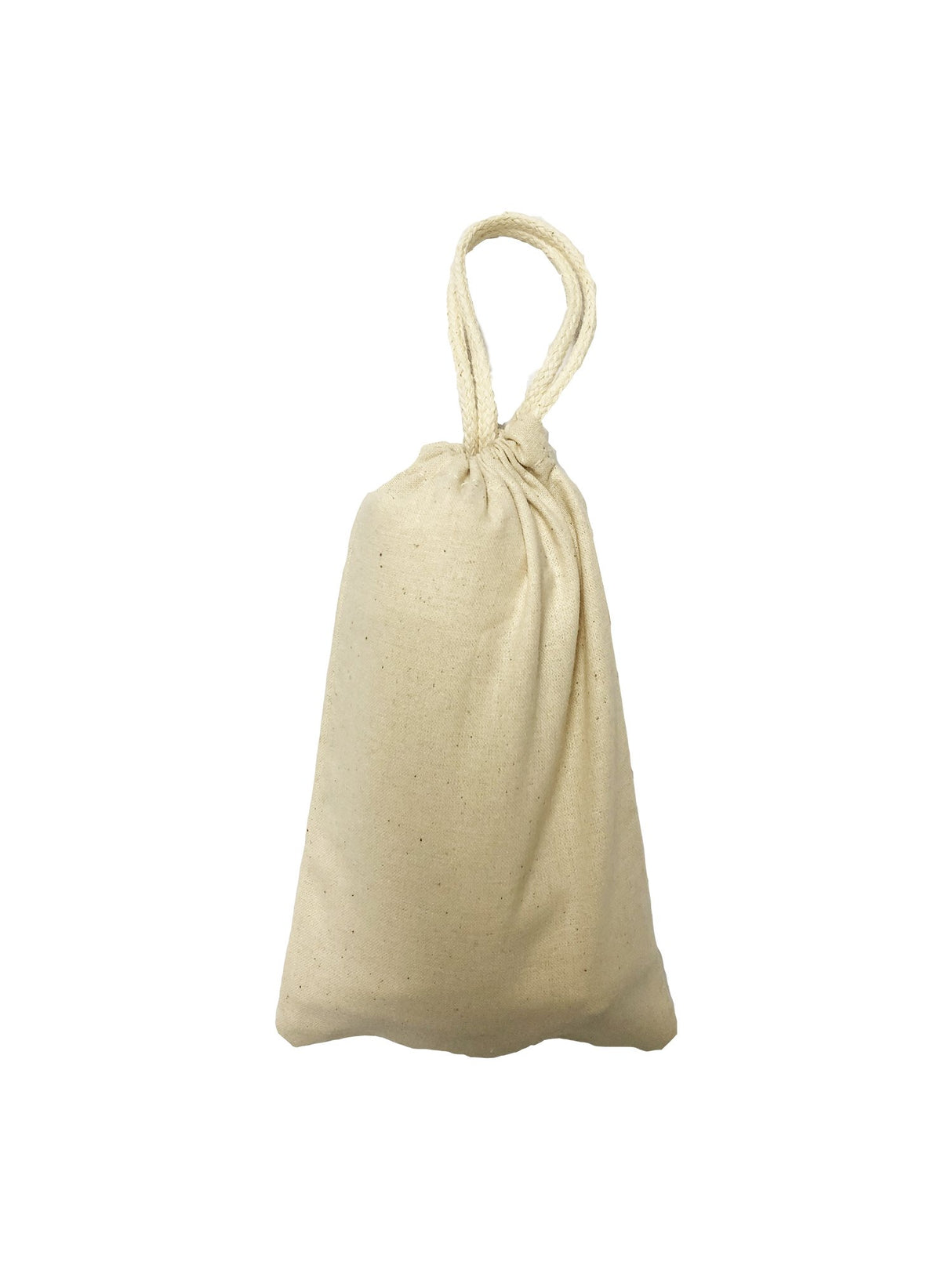 12 ct Foldable Cotton Tote Bags w/ Drawstring Pouch - By Dozen