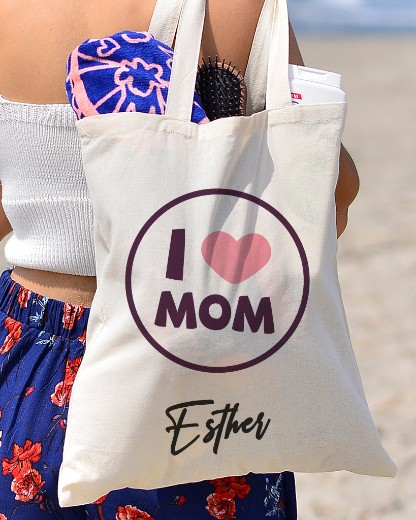 Circular Love Customizable Tote Bag - Mother's Tote Bags