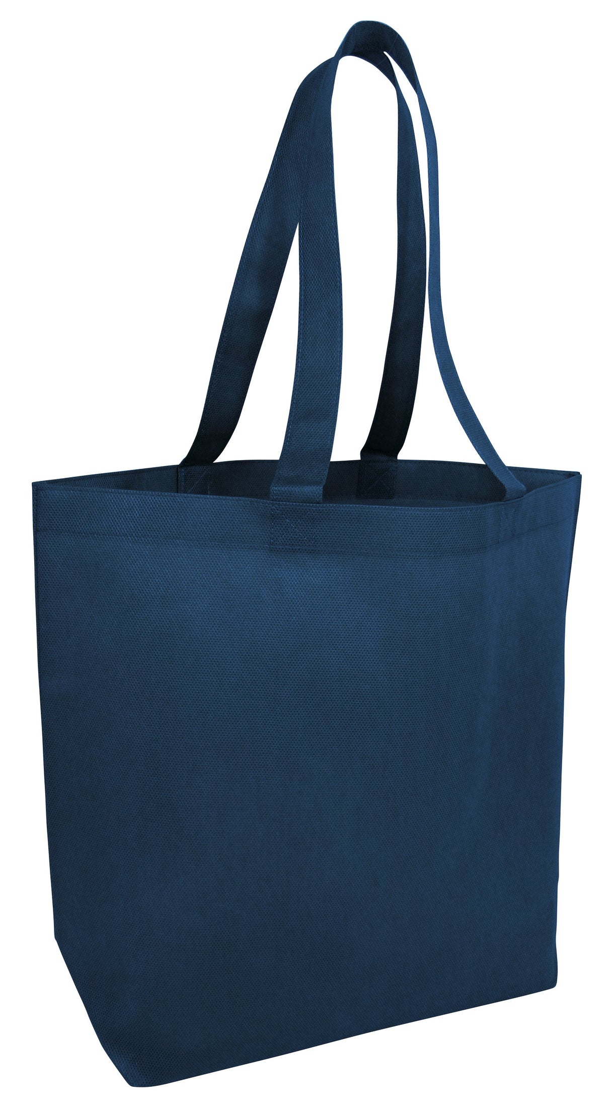 50 ct Economical Promotional Large Tote Bags with Bottom Gusset - Pack of 50
