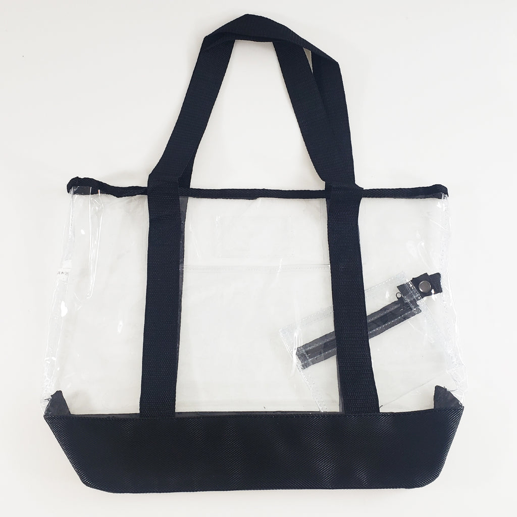 Wholesale vinyl bag 12 x 12 x 6,clear tote bags with shoulder strap,vinyl  tote bags handle zipper/ From m.