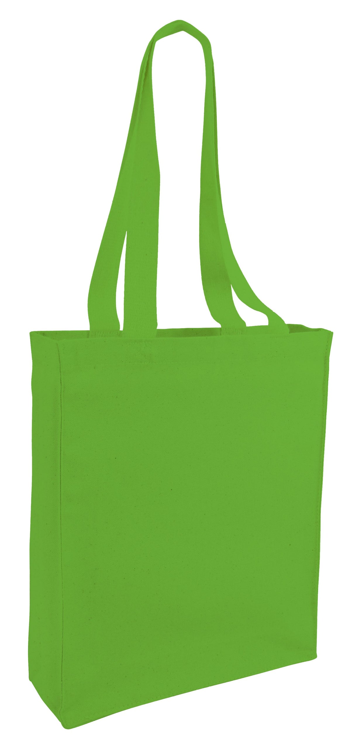 12 ct Affordable Canvas Tote Bag / Book Bag with Gusset - By Dozen