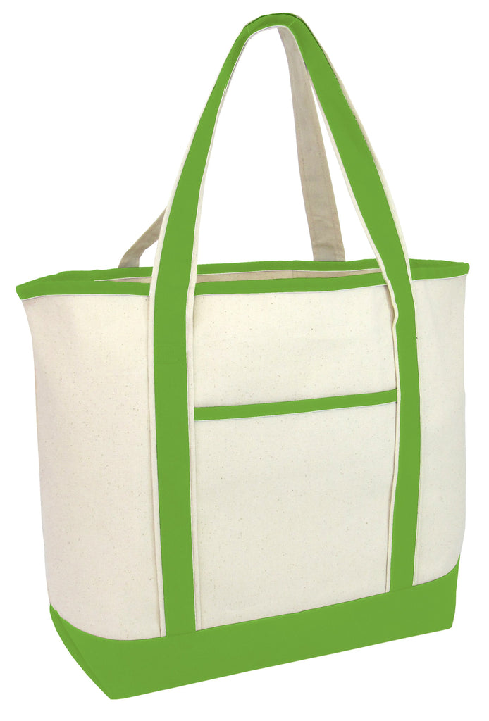 CUSTOM JUMBO SIZE HEAVY CANVAS DELUXE TOTE BAG