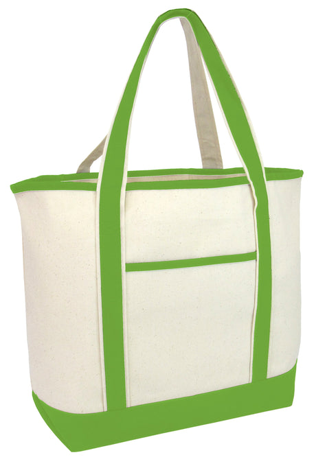 48 ct Jumbo Size Heavy Canvas Deluxe Tote Bag - By Case