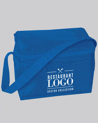 Customized Wholesale Nylon Insulated 6-pack Lunch Cooler Bag - Personalized Cooler Bag With Your Logo - 4011