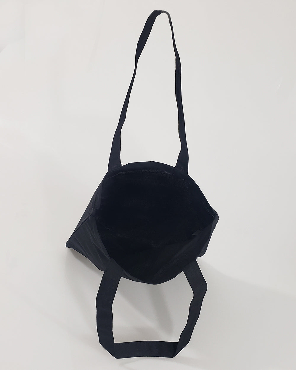 multi purpose black canvas book bag by totebagfactory