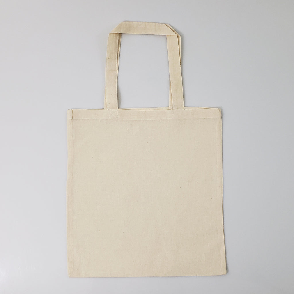 12 ct Large 100% Soft Cotton Stow-N-Go Tote Bag - By Dozen
