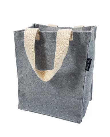 6 ct Recycled Canvas Book Bag with Full Gusset - Pack of 6