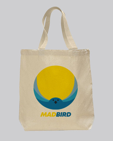 Custom Logo: Natural Canvas Tote Bag