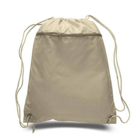 Natural Color Sport Drawstring Bags