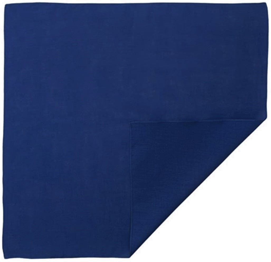 120 ct Polyester Solid Color Economical Bandana - Pack of 120