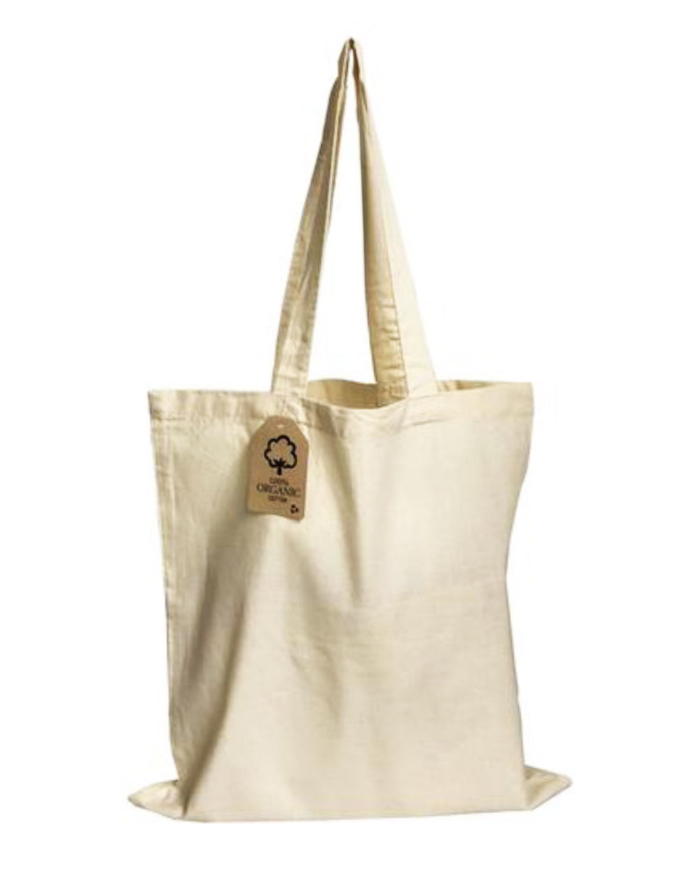 12 ct Organic Cotton Canvas Tote Bags By Dozen