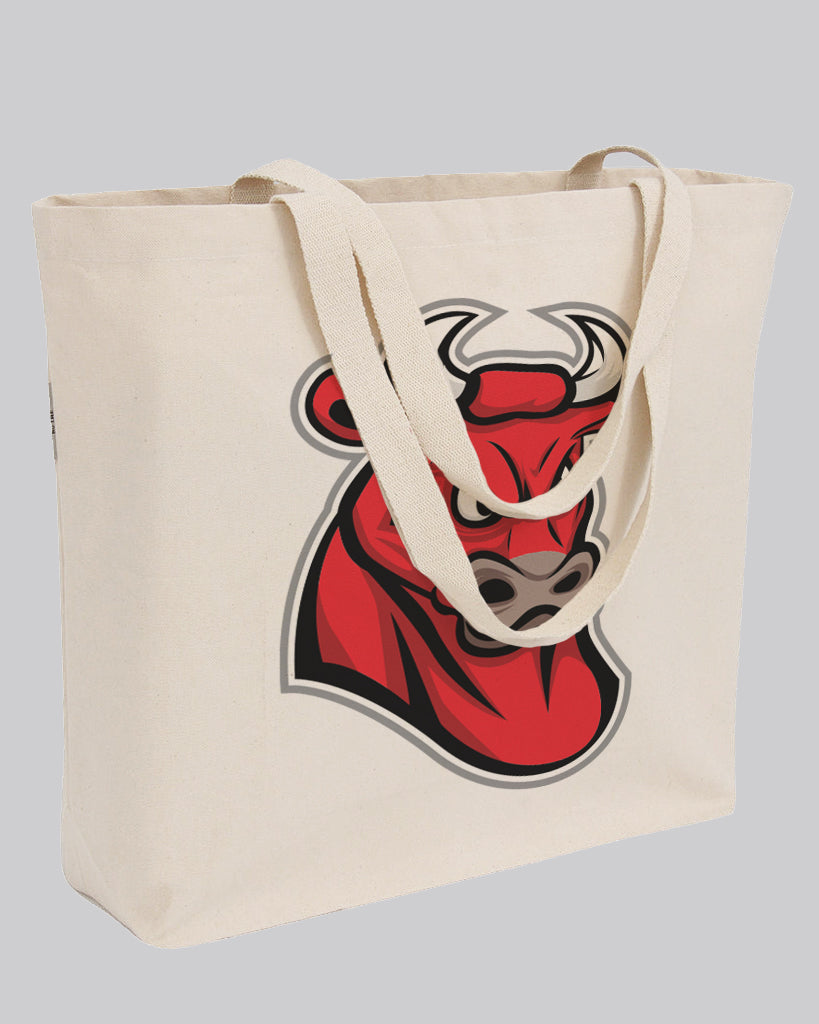 Custom Large Organic Canvas Shopping Tote Bags - Organic Tote Bags With Your Logo - OR260