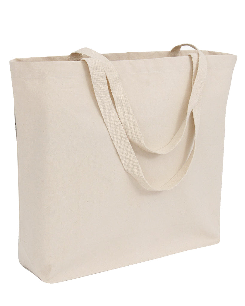 Large plain canvas clearance tote bags