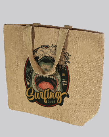 Oversize Jute Bags Customized - Personalized Oversize Jute With Your Logo - TJ899