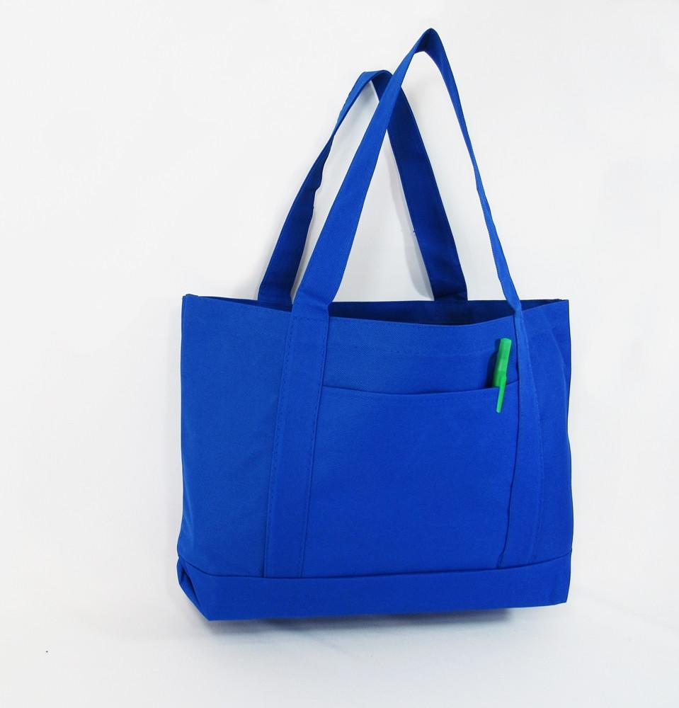Sturdy Shopping Tote Bags Solid With PVC Backing