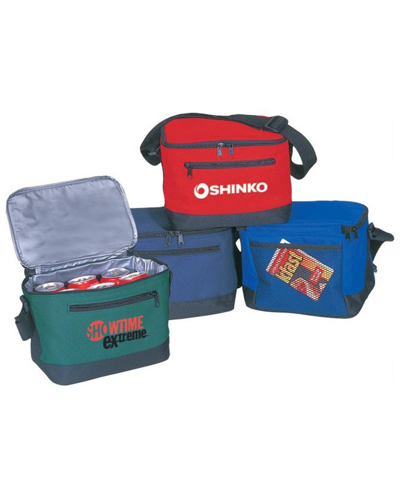 Deluxe Polyester 6-Pack Cooler Lunch Bags