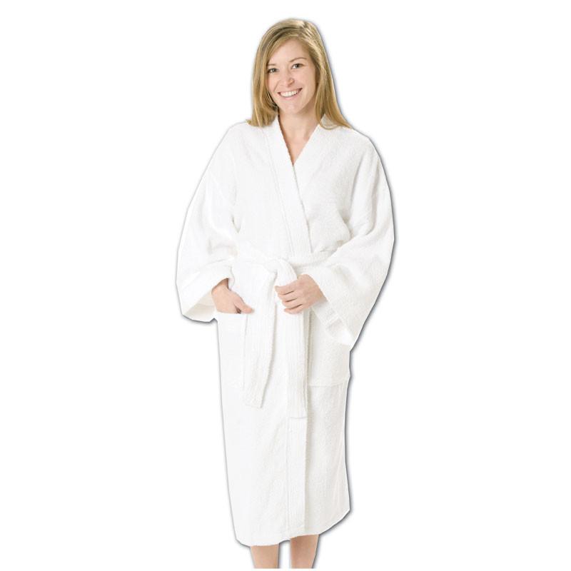 Auspicious Laundry Store Bath Robe or Cucumbers White Robe Set