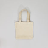 12 ct 8" Mini Cotton Canvas Gift Tote Bags - By Dozen