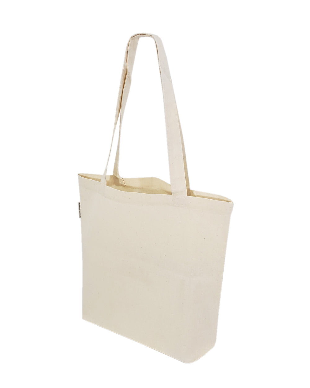 12 ct Organic Cotton Canvas Tote Bags with Gusset - By Dozen