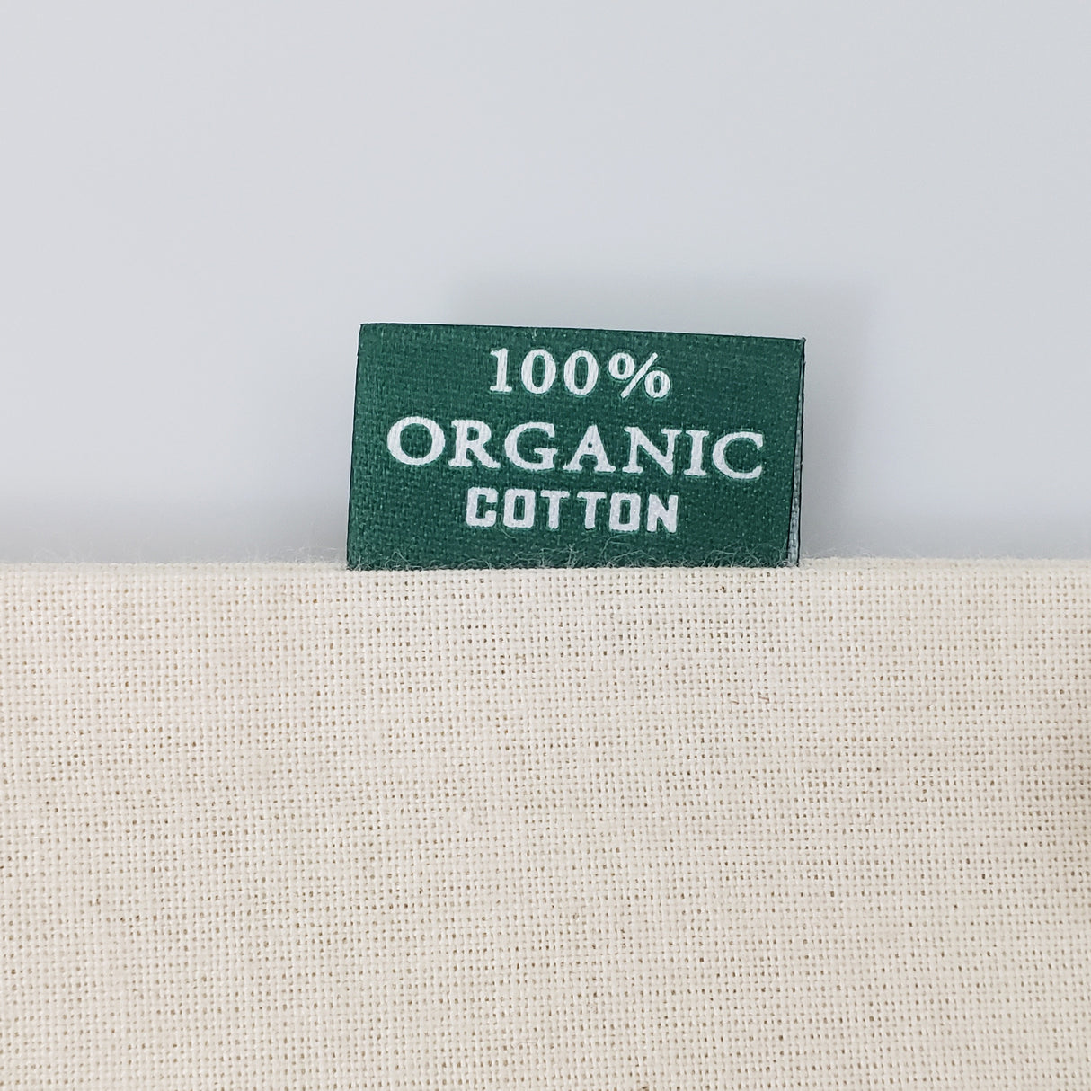 12 ct Large Organic Cotton Grocery Tote Bags - By Dozen