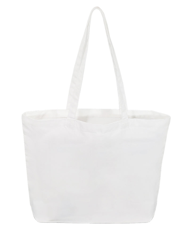 White Polyester Canvas Tote Bag for Sublimation