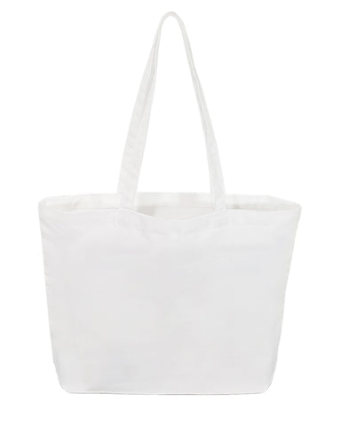 Sublimation 100% Polyester Canvas Tote Bags White - By Piece – Your Logo  Print