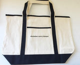 Jumbo Size Heavy Canvas Deluxe Tote Bags Customized - Personalized Tote Bags With Your Logo - TG215