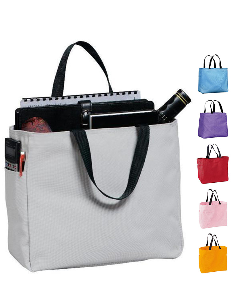 Amazon.com: 50 Pieces Bulk Colorful Non-Woven Polyester Tote Bag Assortment  Colors Party Favor: Home & Kitchen