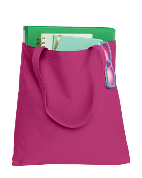 wholesale polyester tote bags pink
