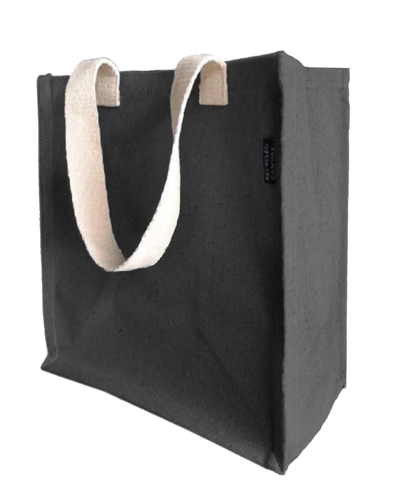 6 ct Recycled Heavy Canvas Tote with Full Gusset - Pack of 6