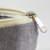 120 ct Large Size Recycled Flat Zipper Cosmetic Bag - By Case