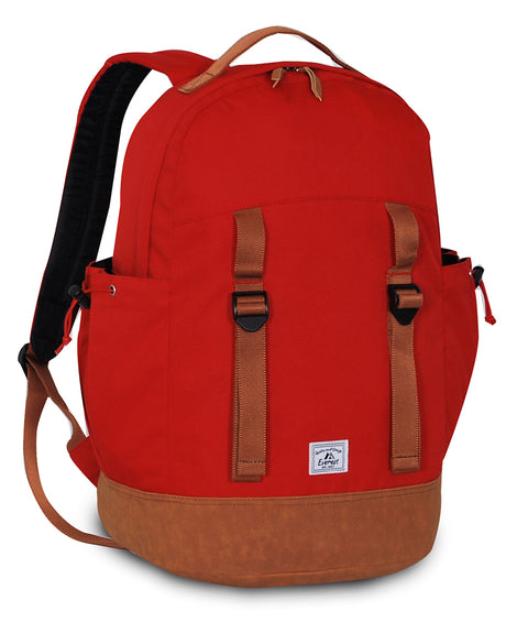 Vintage Suede Bottom School Backpack