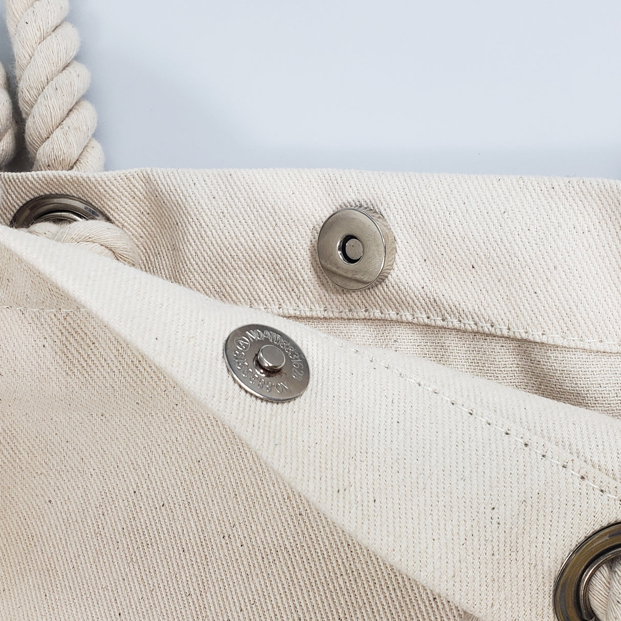 reinforced stress point canvas tote