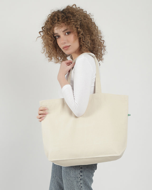 Large Recycled Canvas Tote Bags, Recycled Cotton bags, Recycled Canvas Bags