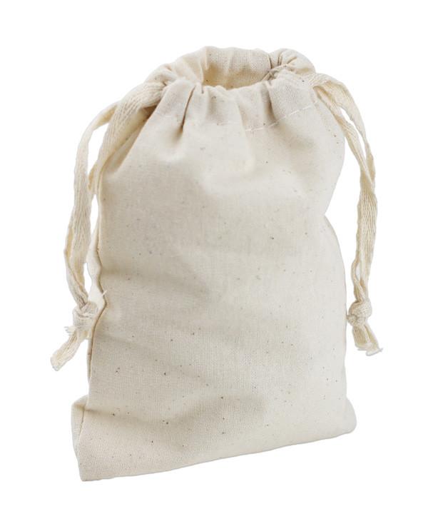 Buy Cotton Drawstring Pouches, Natural Packaging Bags Online