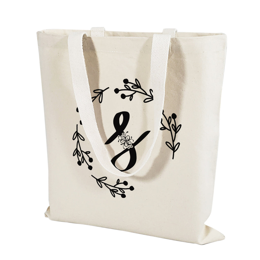 Initial discount canvas bag