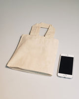 8" MINI Custom Tote Bags 100% Cotton - Personalized Favor Gift Bags