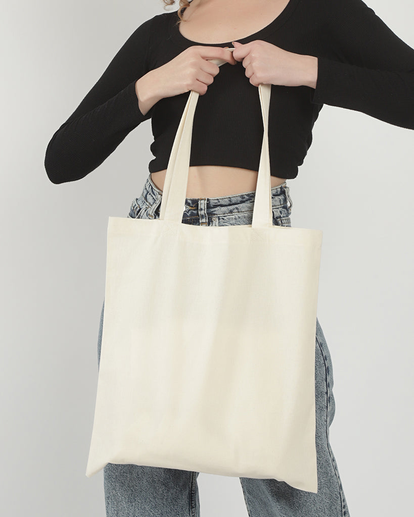 TBF 12 Pack Organic Blank Canvas Tote Bags, 100% Cotton Canvas Tote Bags,  Blank Canvas Bags, Blank Arts and Crafts Bags 
