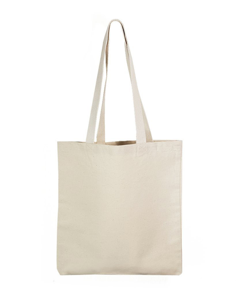 12 ct Economical Canvas Convention Tote Bag with Web Handles - TB204T - By Dozen