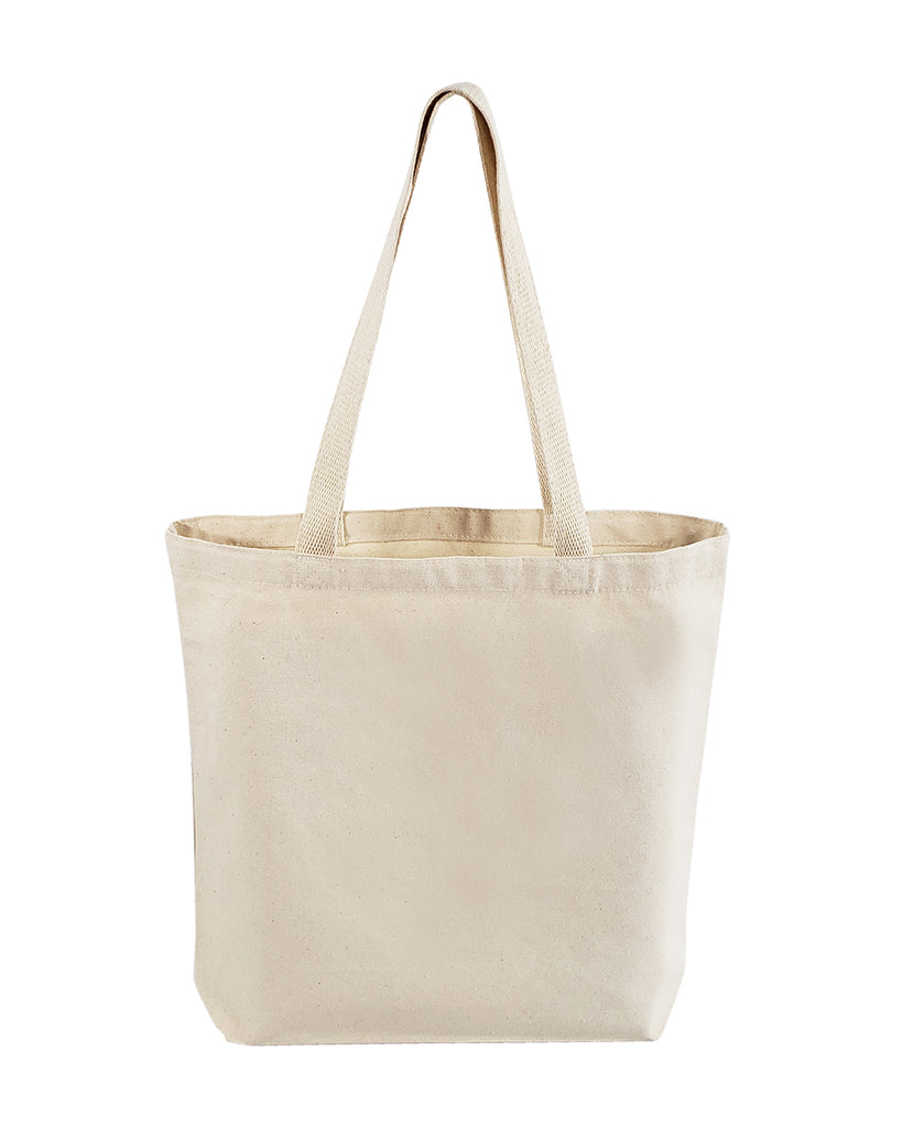 12 ct Ultimate Canvas Shopper Tote Bag / Grocery Bag - By Dozen