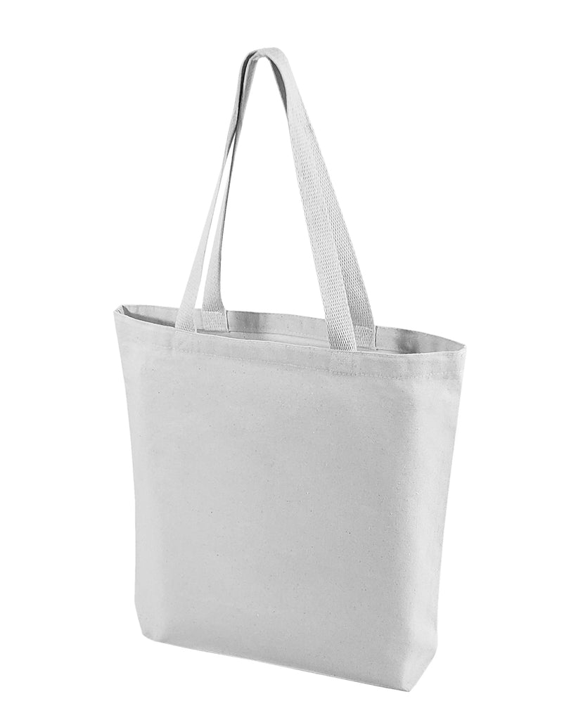 12 ct Ultimate Canvas Shopper Tote Bag / Grocery Bag - By Dozen